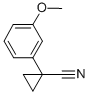 Structure of 1-(3-METHOXYPHENYL)CYCLOPROPANECARBONITRILE