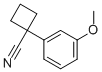 Structure of 1-(3-METHOXYPHENYL)CYCLOBUTANECARBONITRILE