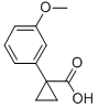 Structure of 1-(3-METHOXY-PHENYL)-CYCLOPROPANECARBOXYLIC ACID