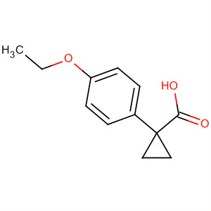 Cyclopropanecarboxylic acid, 1-(4-ethoxyphenyl)-结构式