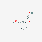 1-(2-Methoxyphenyl)cyclobutanecarboxylic acid结构式