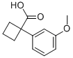 1-(3-甲氧基苯基)环丁烷羧酸结构式