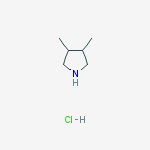 Structure of 3,4-Dimethylpyrrolidine hydrochloride