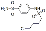 Structure of p-[[(4-chlorobutyl)sulphonyl]amino]benzenesulphonamide