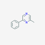 2-Methyl-6-phenylpyrazine结构式