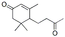 3,5,5-trimethyl-4-(3-oxobutyl)cyclohex-2-en-1-one结构式