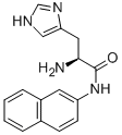 L-HISTIDYL-BETA-NAPHTHYLAMIDE结构式