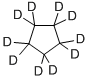 Structure of CYCLOPENTANE-D10