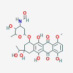 Structure of N-formyl-1-hydroxy-13-dihydrodaunomycin