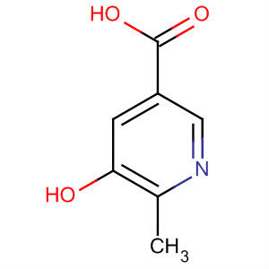 Structure of 3-Pyridinecarboxylic acid, 5-hydroxy-6-methyl-
