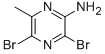Structure of 2-AMINO-3,5-DIBROMO-6-METHYLPYRAZINE