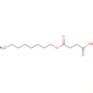Structure of Butanedioic acid 1-octyl ester