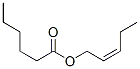 Structure of (Z)-pent-2-enyl hexanoate