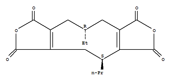 Chemical structure of BYSSOCHLAMICACID