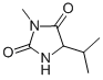 Structure of 3-methyl-5-isopropylhydantoin