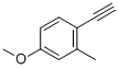 Structure of 1-Ethynyl-4-methoxy-2-methylbenzene