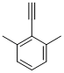 2-ETHYNYL-1,3-DIMETHYLBENZENE结构式