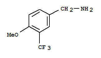 Structure of 4-METHOXY-3-(TRIFLUOROMETHYL)BENZYLAMINE