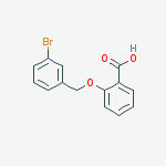 Structure of 2-((3-Bromobenzyl)oxy)benzoic acid