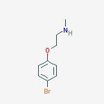 Structure of 2-(4-bromophenoxy)-N-methylethanamine
