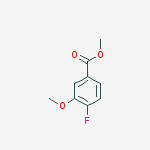 Structure of methyl 4-fluoro-3-methoxybenzoate