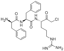 Structure of phenylalanyl-phenylalanyl-argininechloromethylketone
