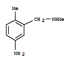 Benzenemethanamine,5-amino-N,2-dimethyl-结构式