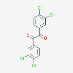 1,2-bis(3,4-dichlorophenyl)ethane-1,2-dione结构式