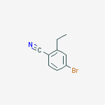 Structure of BENZONITRILE,4-BROMO-2-ETHYL-