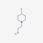Structure of 1-PIPERIDINEETHANOL,4-FLUORO-