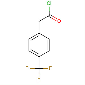 Benzeneacetyl chloride, 4-(trifluoromethyl)-结构式