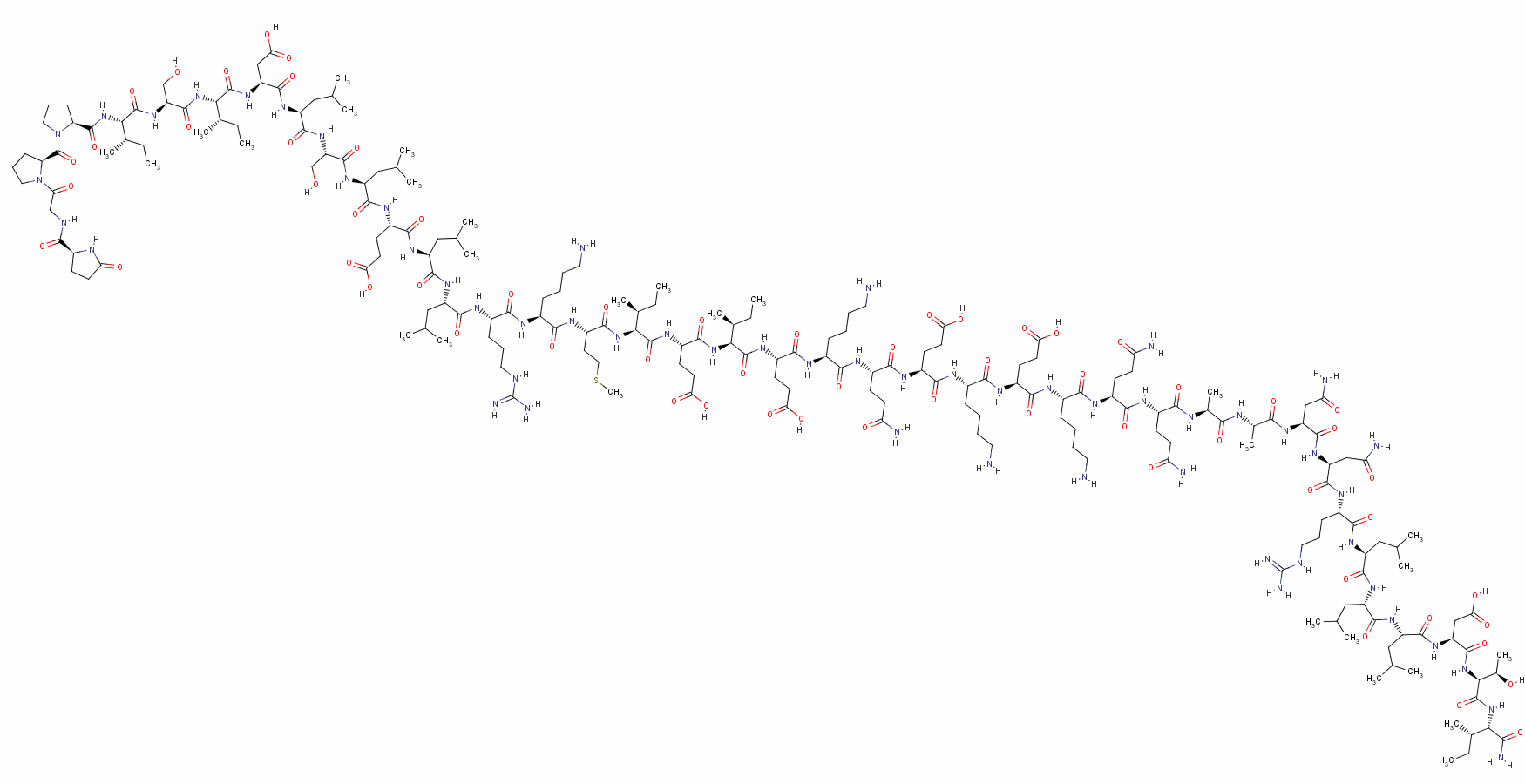 Structure of SAUVAGINE