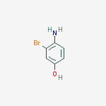 Chemical structure of 4-Amino-3-bromophenol