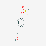 Structure of 2-(4-methylsulphonyloxyphenyl)ethanol