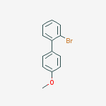 1,1'-Biphenyl, 2-bromo-4'-methoxy-结构式