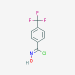 Benzenecarboximidoyl chloride, N-hydroxy-4-(trifluoromethyl)-结构式