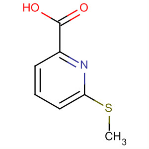 2-Pyridinecarboxylic acid, 6-(methylthio)-结构式