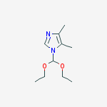 Structure of 1-(Diethoxymethyl)-4,5-dimethyl-1H-imidazole