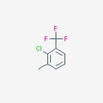 2-chloro-1-methyl-3-(trifluoromethyl)benzene结构式
