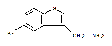 Structure of (5-BROMO-3-BENZO[B]THIENYL)METHYLAMINE
