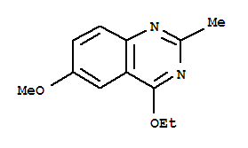 Structure of Quinazoline,4-ethoxy-6-methoxy-2-methyl-