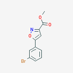 Structure of Methyl 5-(3-Bromophenyl)isoxazole-3-carboxylate