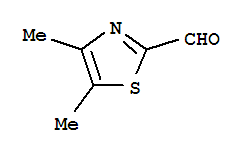 4,5-二甲基噻唑-2-甲醛结构式