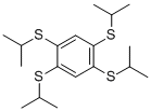 Structure of 1,2,4,5-TETRA(ISOPROPYLTHIO)BENZENE