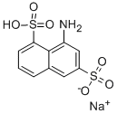 Structure of 1-AMINO-3,8-NAPHTHALENEDISULFONIC ACID MONOSODIUM SALT
