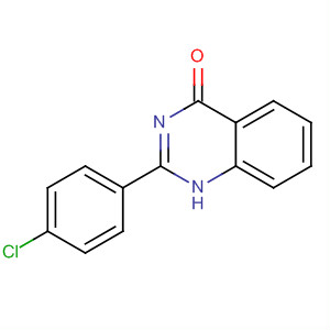 4(1H)-Quinazolinone, 2-(4-chlorophenyl)-结构式