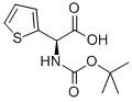 BOC-(R)-2-(2-噻吩基)-甘氨酸结构式