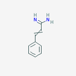 Structure of (E)-3-Phenyl-2-propenimidamide