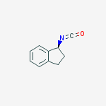 Structure of (S)-(+)-1-INDANYL ISOCYANATE