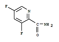 Structure of 3,5-Difluoro-2-Pyridinecarboxamide